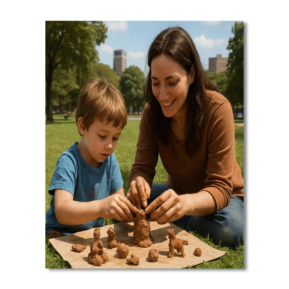 Clay Park Sculpting paint by number