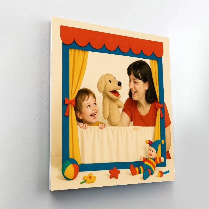 Puppet Theater Premiere Numbered painting kits