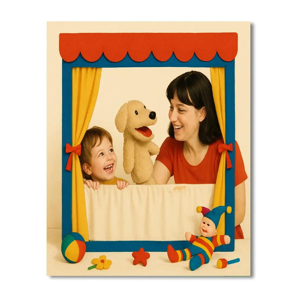Puppet Theater Premiere Numbered painting kits