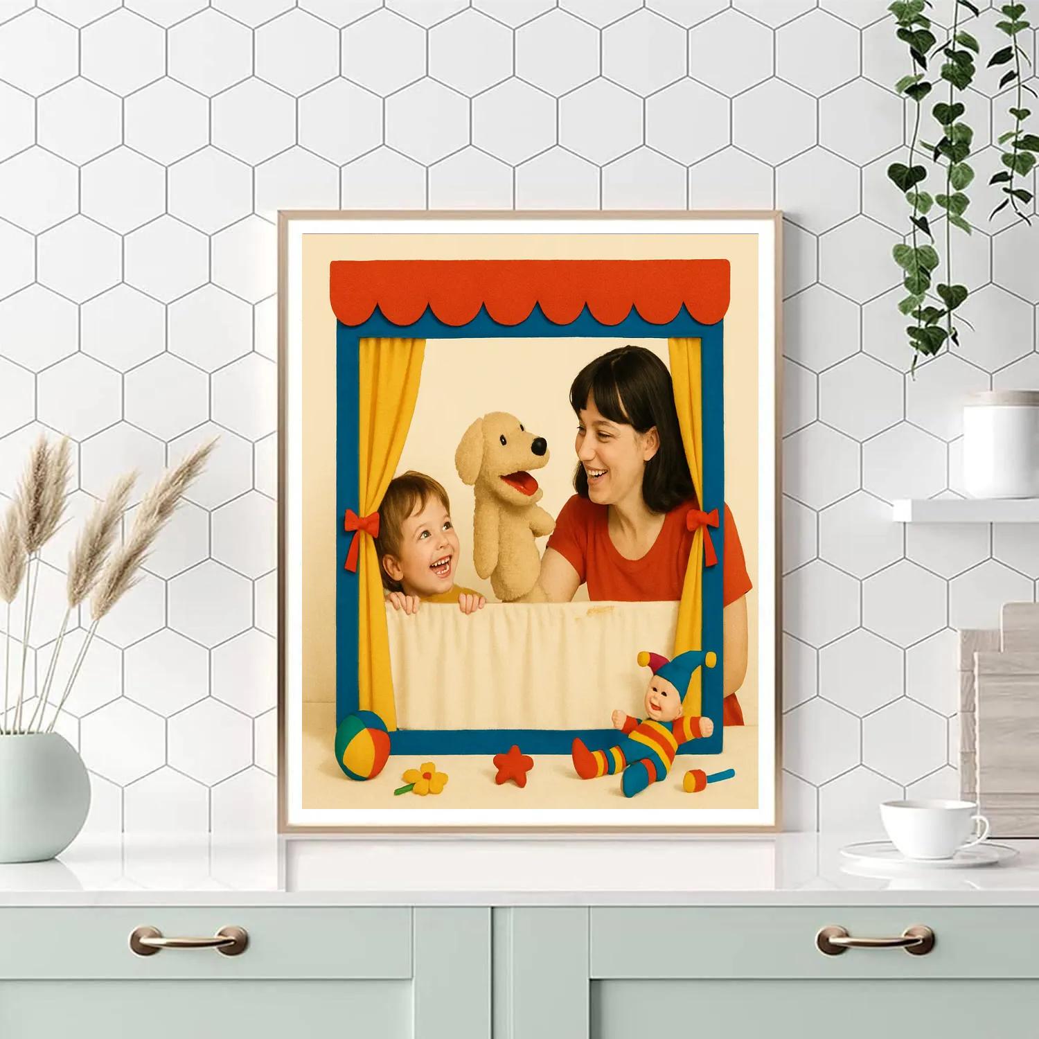 Puppet Theater Premiere Numbered painting kits