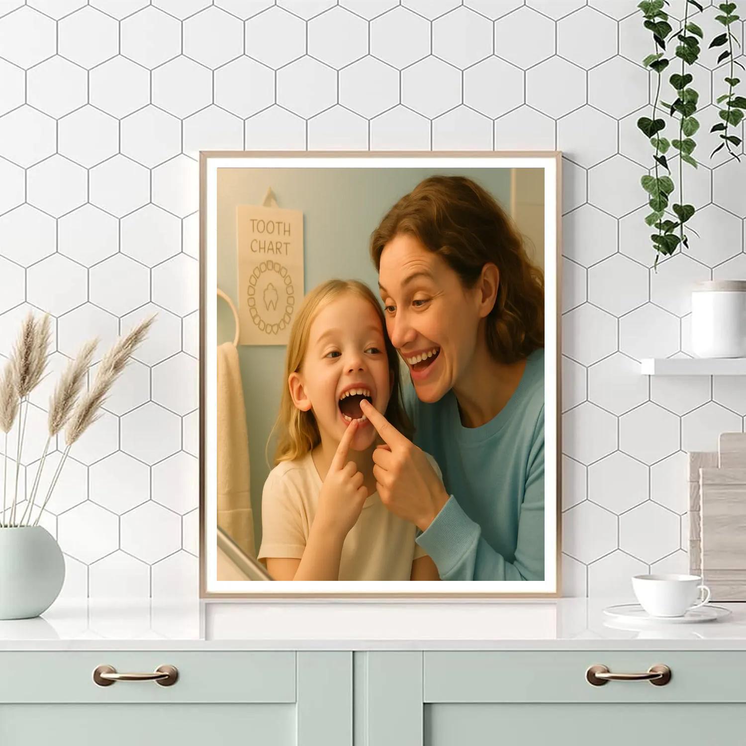 First Tooth Milestone Numbered painting kits