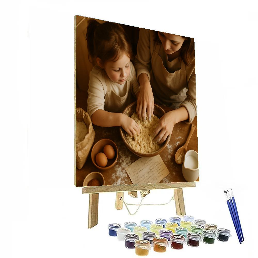 Cooking Family Recipe Paint by numbers kits