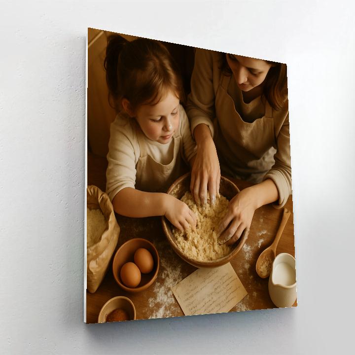 Cooking Family Recipe Paint by numbers kits
