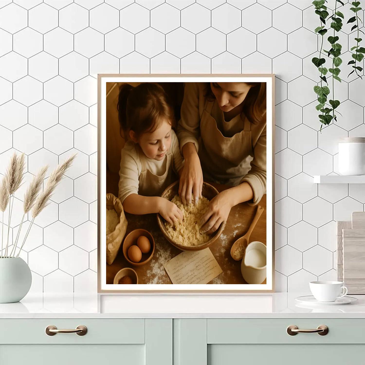 Cooking Family Recipe Paint by numbers kits