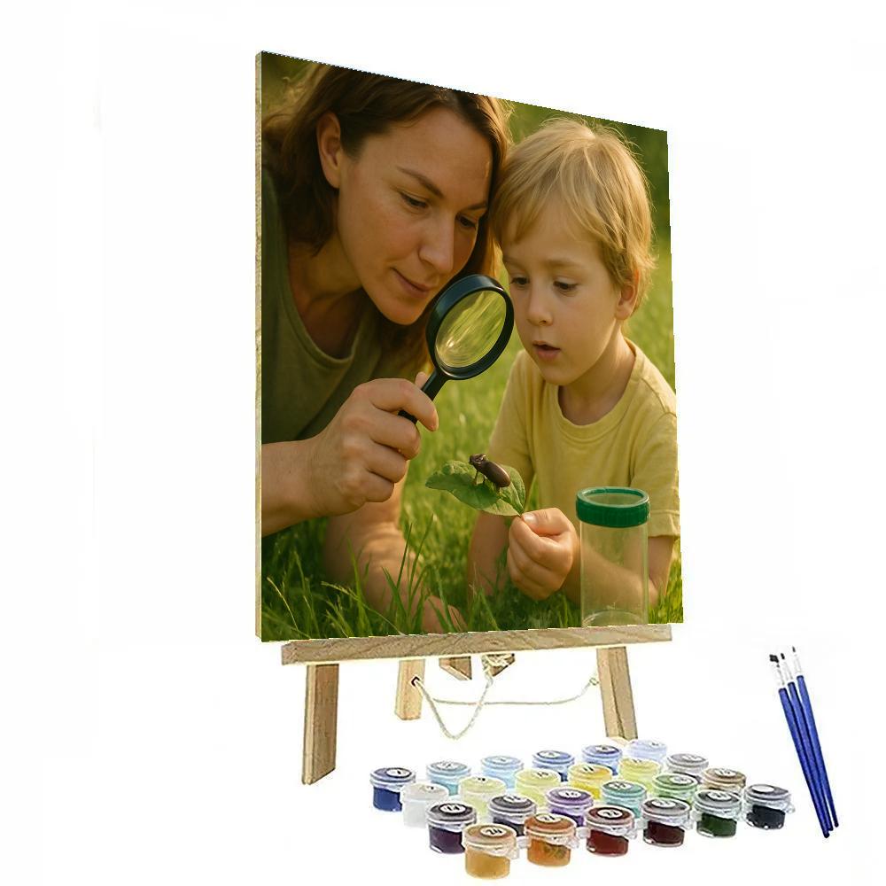 Backyard Bug Safari paint by numbers