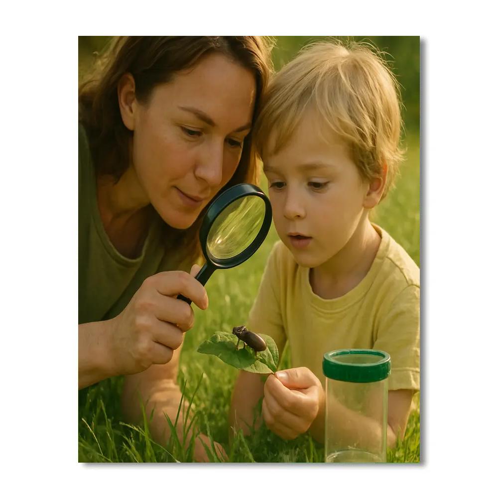 Backyard Bug Safari paint by numbers