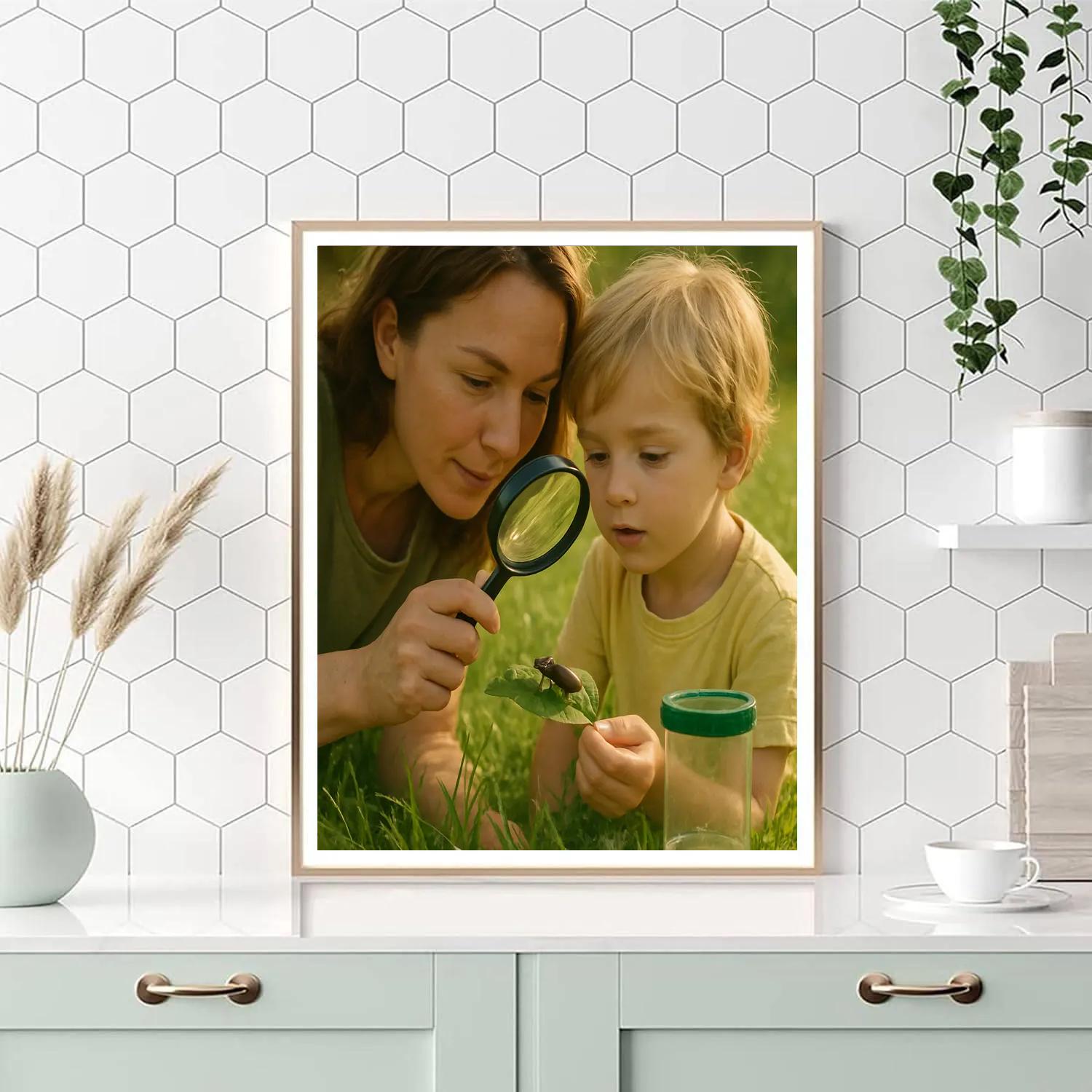 Backyard Bug Safari paint by numbers