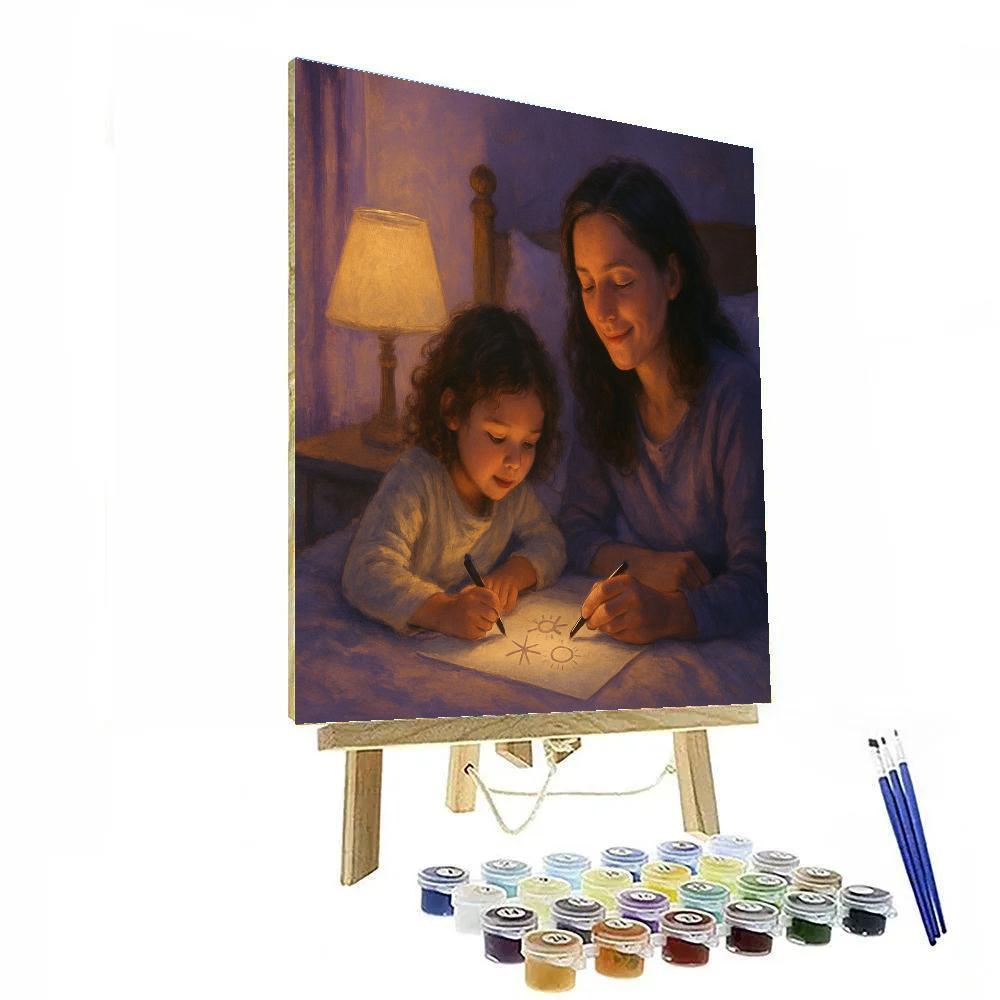 Bedside Drawing Ritual paint by numbers