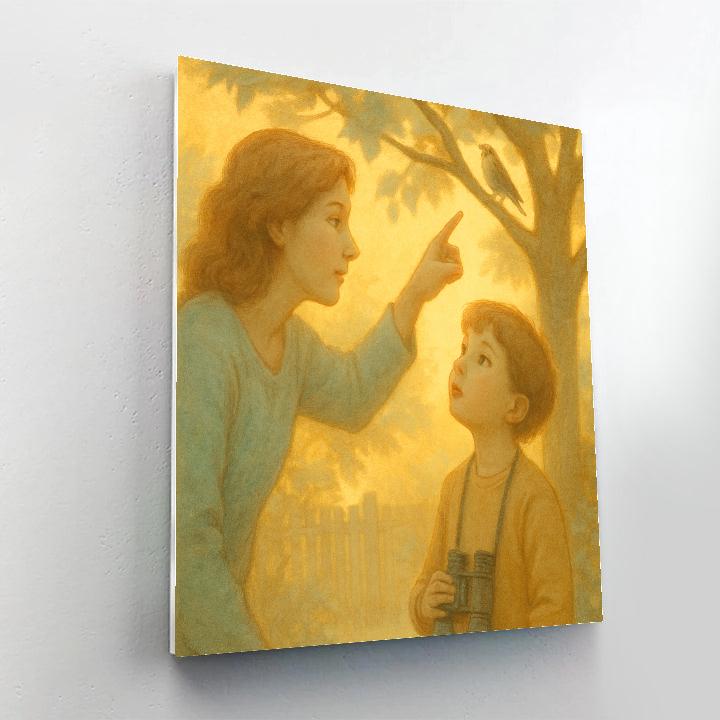 Sunrise Bird Song Lesson Numbered painting kits