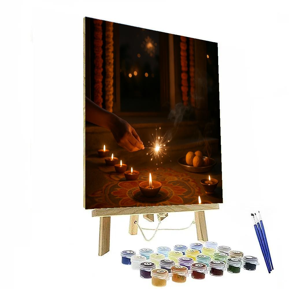 Diwali Doorstep Numbered painting kits