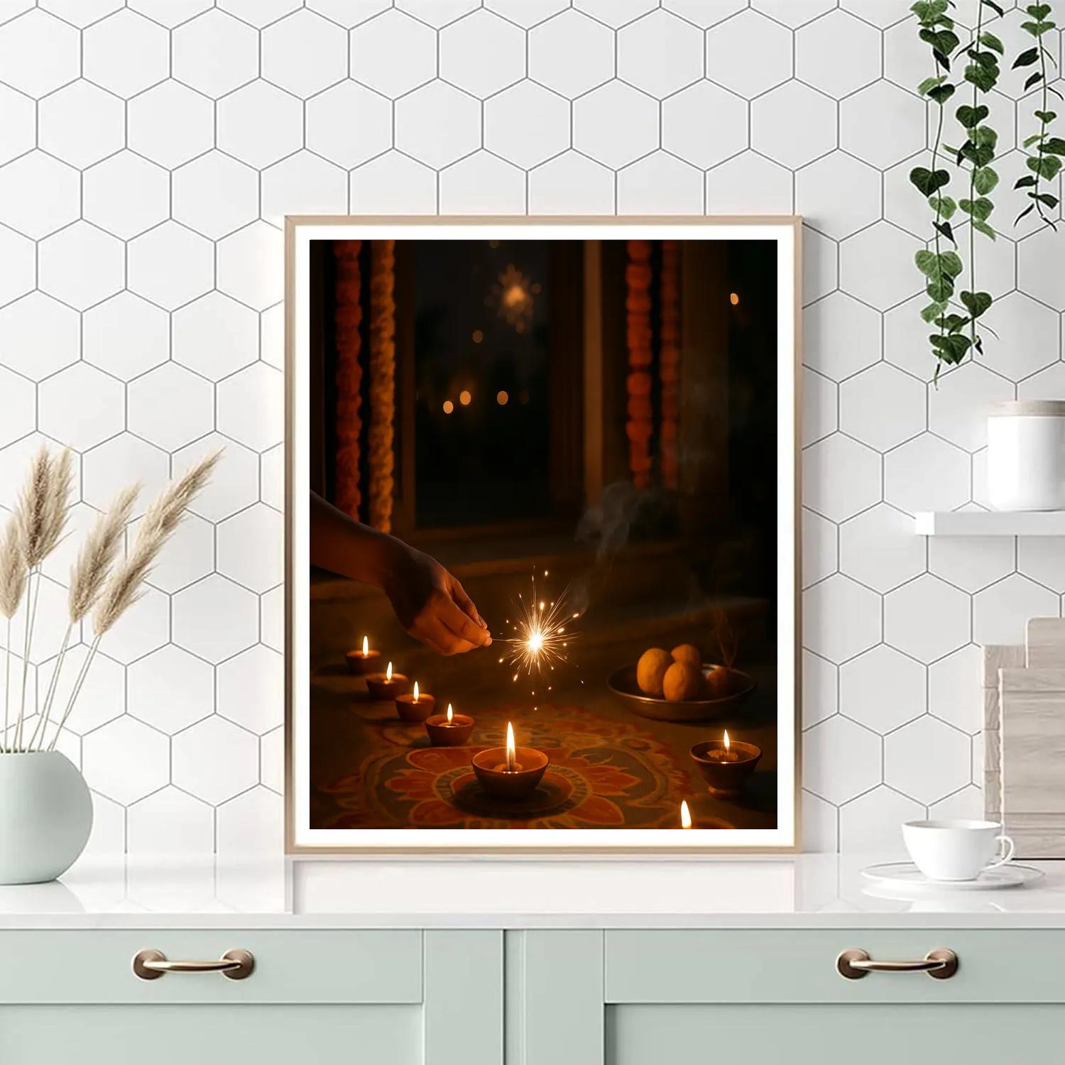 Diwali Doorstep Numbered painting kits