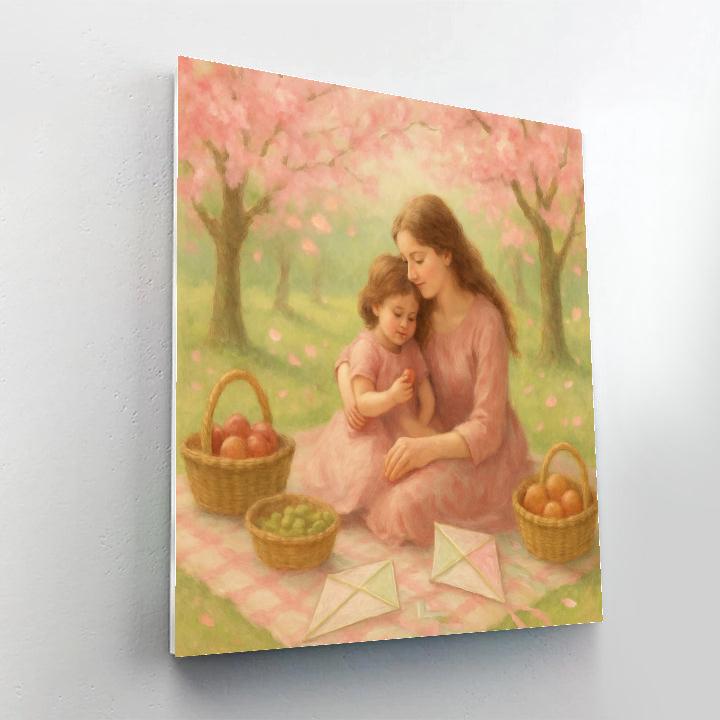 Picnic In The Cherry Orchard painting number kit
