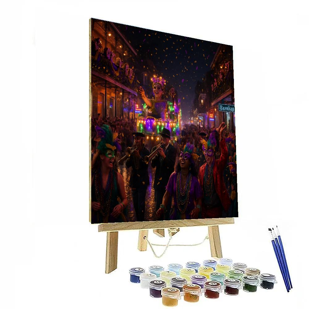 Mardi Gras In New Orleans paint by numbers