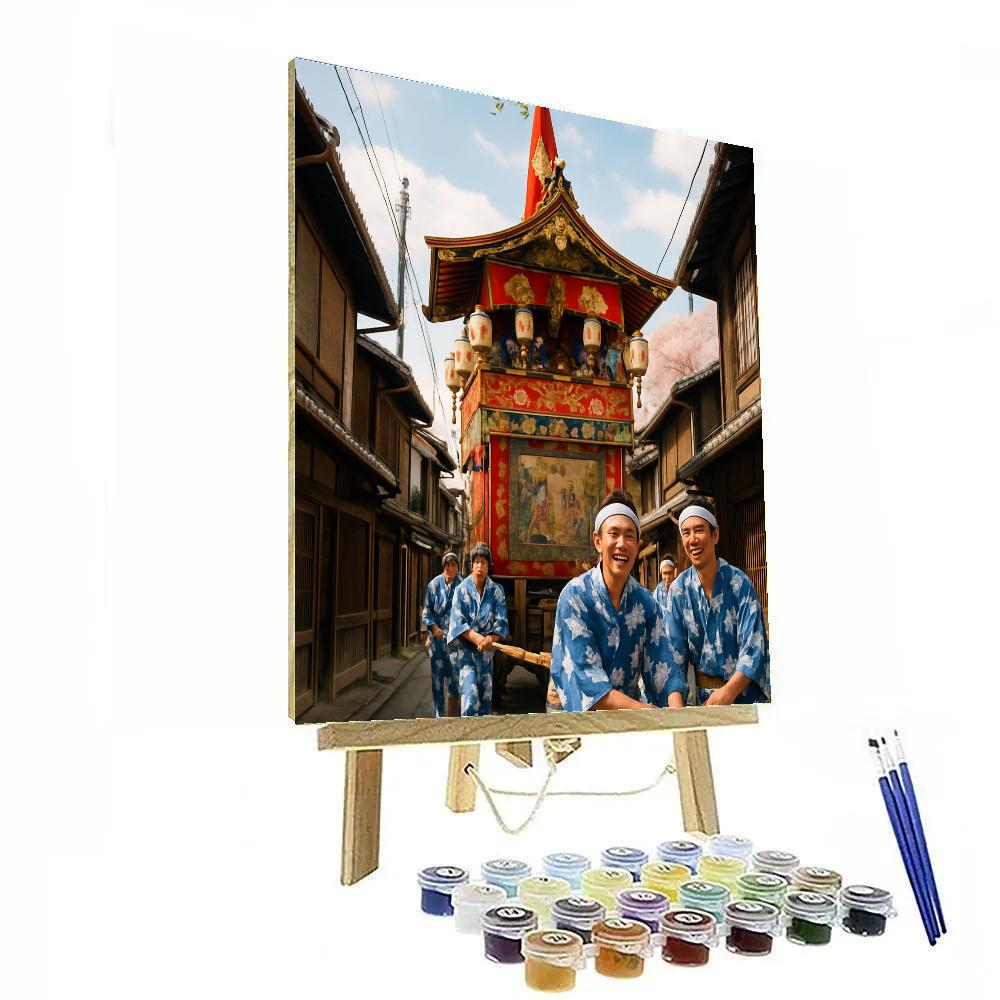 Gion Matsuri Floats Number painting