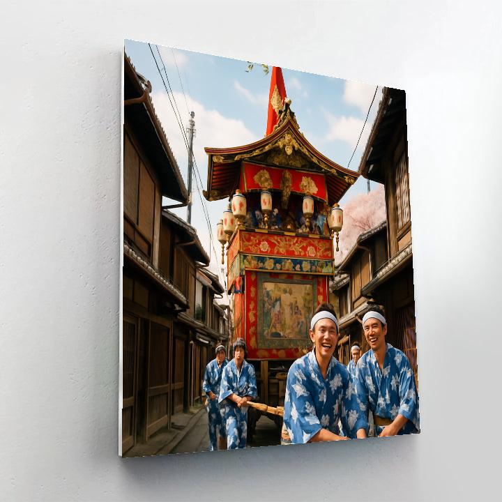 Gion Matsuri Floats Number painting