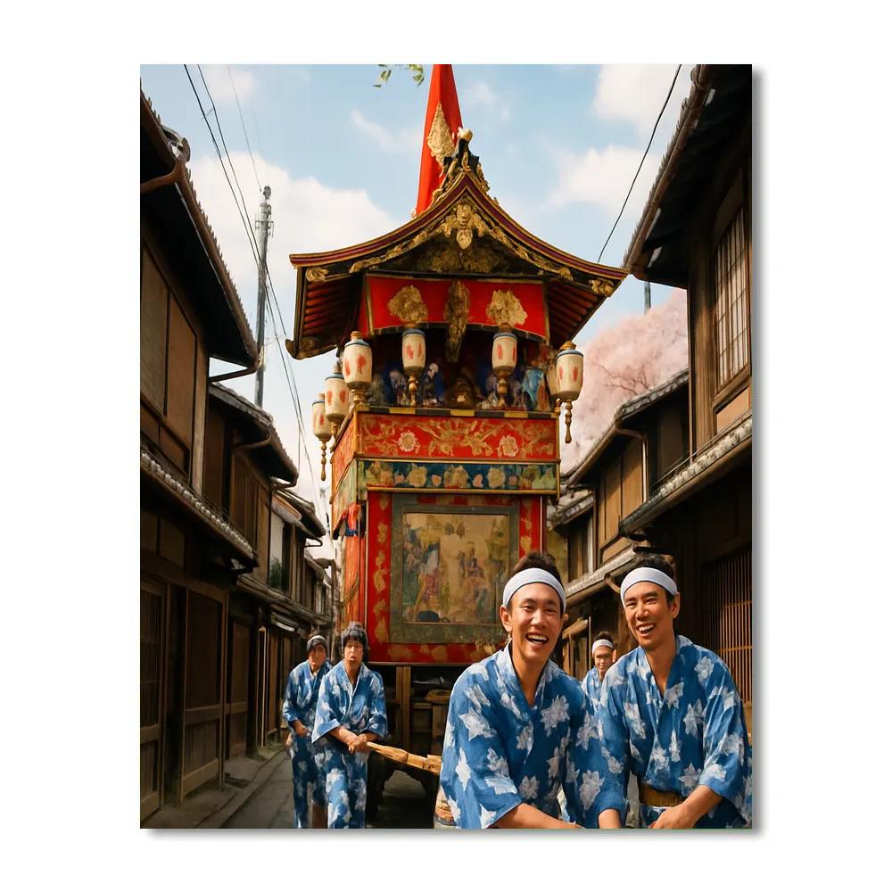 Gion Matsuri Floats Number painting