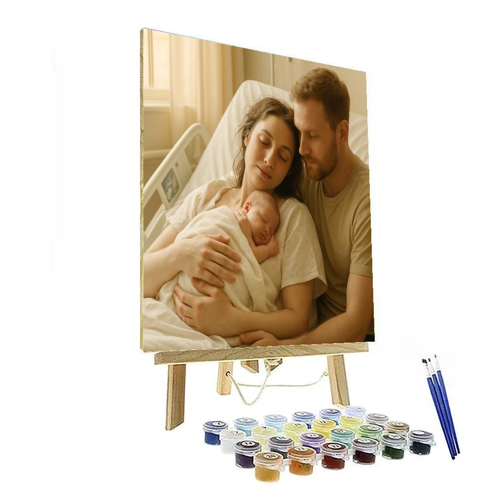 Hospital Hold After Birth paint by number