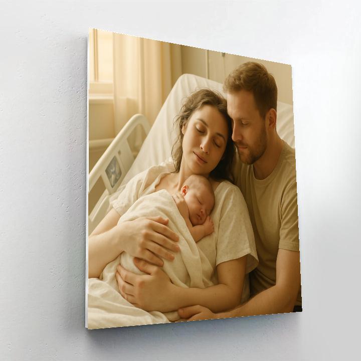 Hospital Hold After Birth paint by number