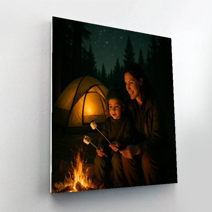 Camping Story By The Campfire Painting by numbers kit