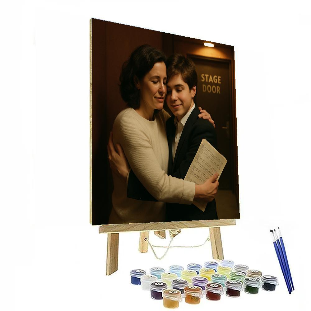 Piano Recital Backstage Embrace Painting by numbers kit