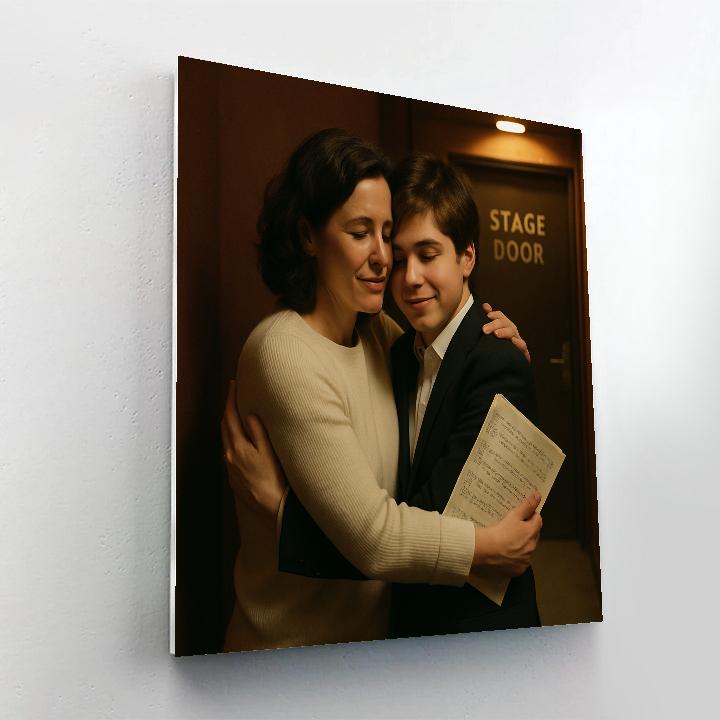 Piano Recital Backstage Embrace Painting by numbers kit