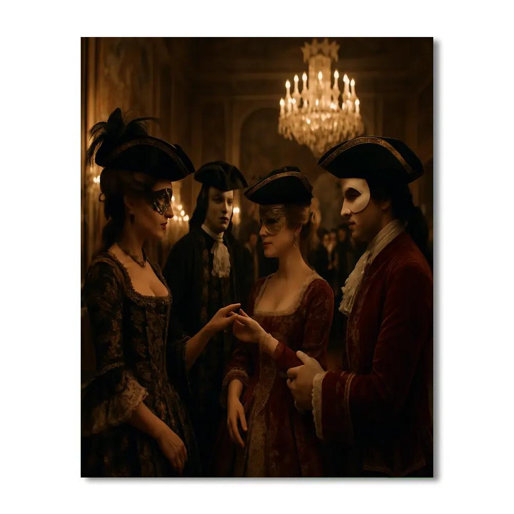 Carnival Of Venice Masquerade Ball DIY paint by numbers