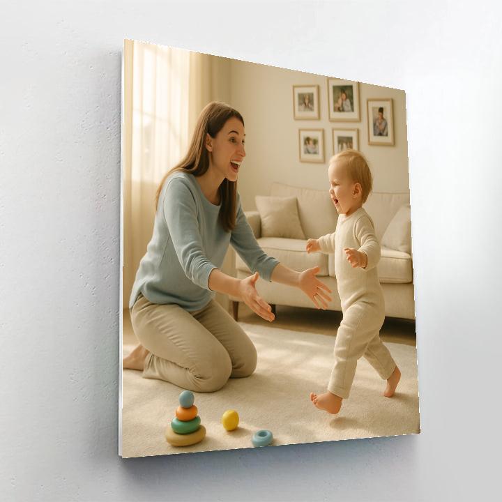 First Steps Celebration Number painting