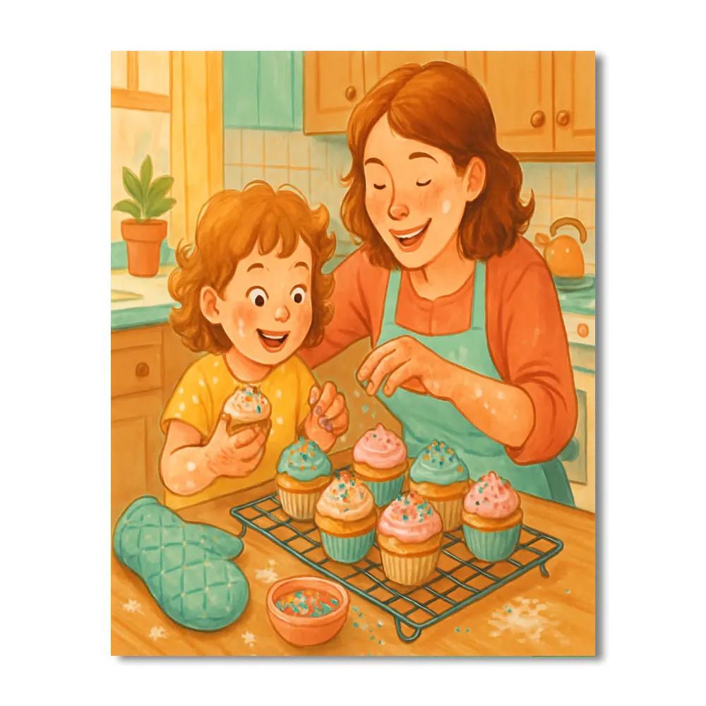 Baking Memories Together paint by number