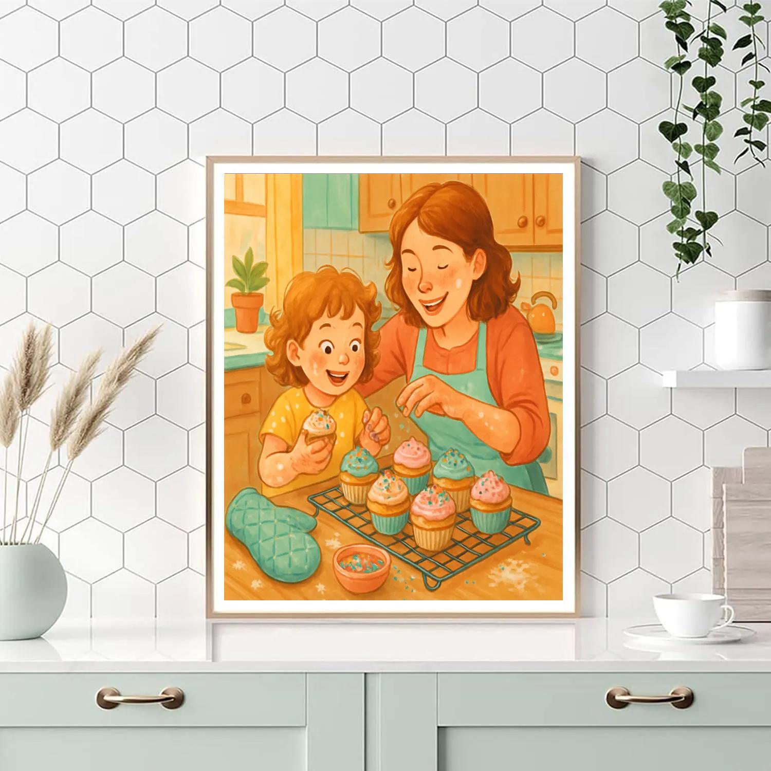 Baking Memories Together paint by number