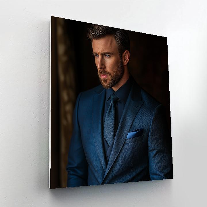 Chris Evans: The Quiet Shield Of Evening Resolve Paint by numbers kits