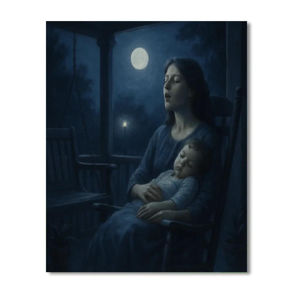 Late Night Lullaby Porch paint by color