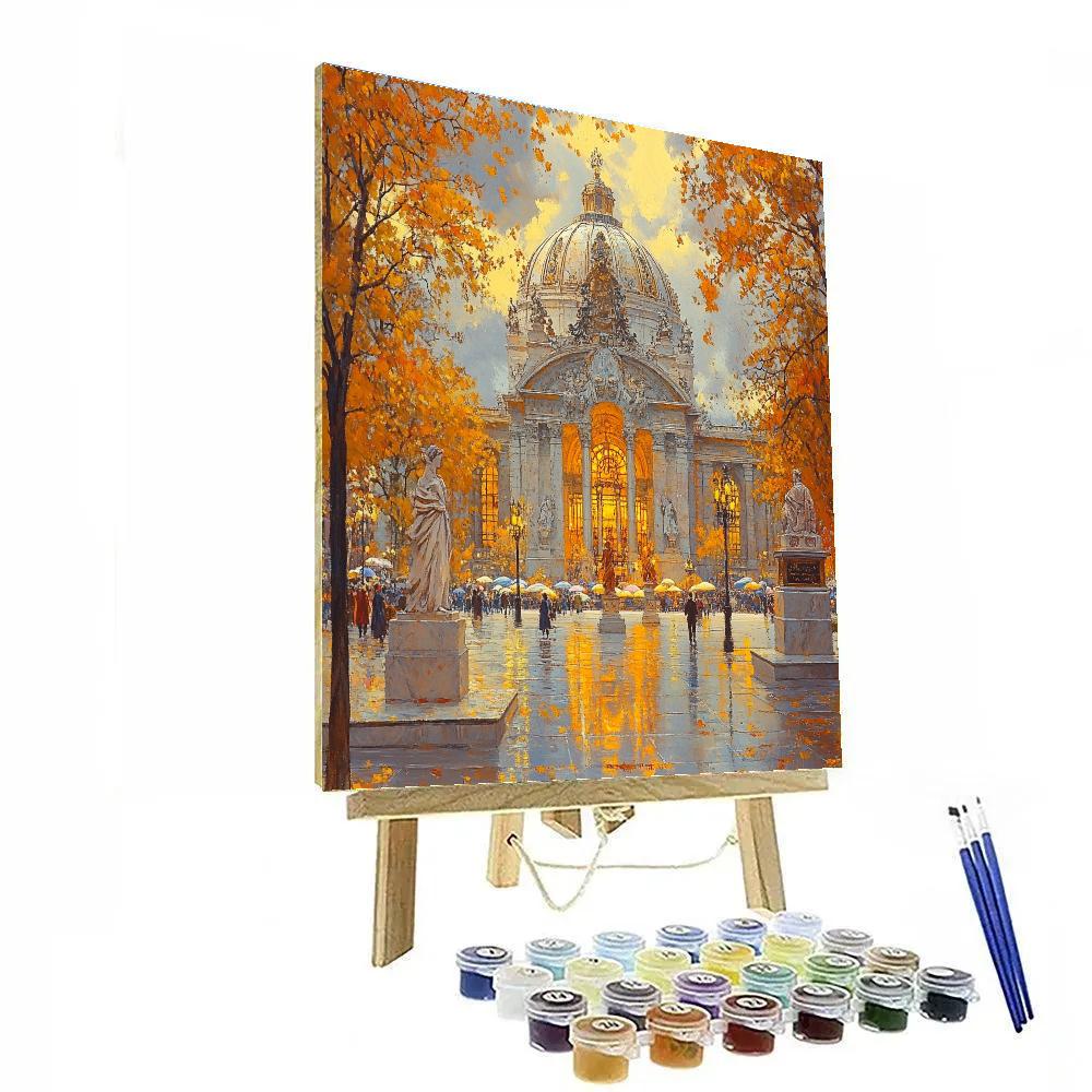 Palacio De Bellas Artes Facade Mexico City Mexico Paint by numbers kits