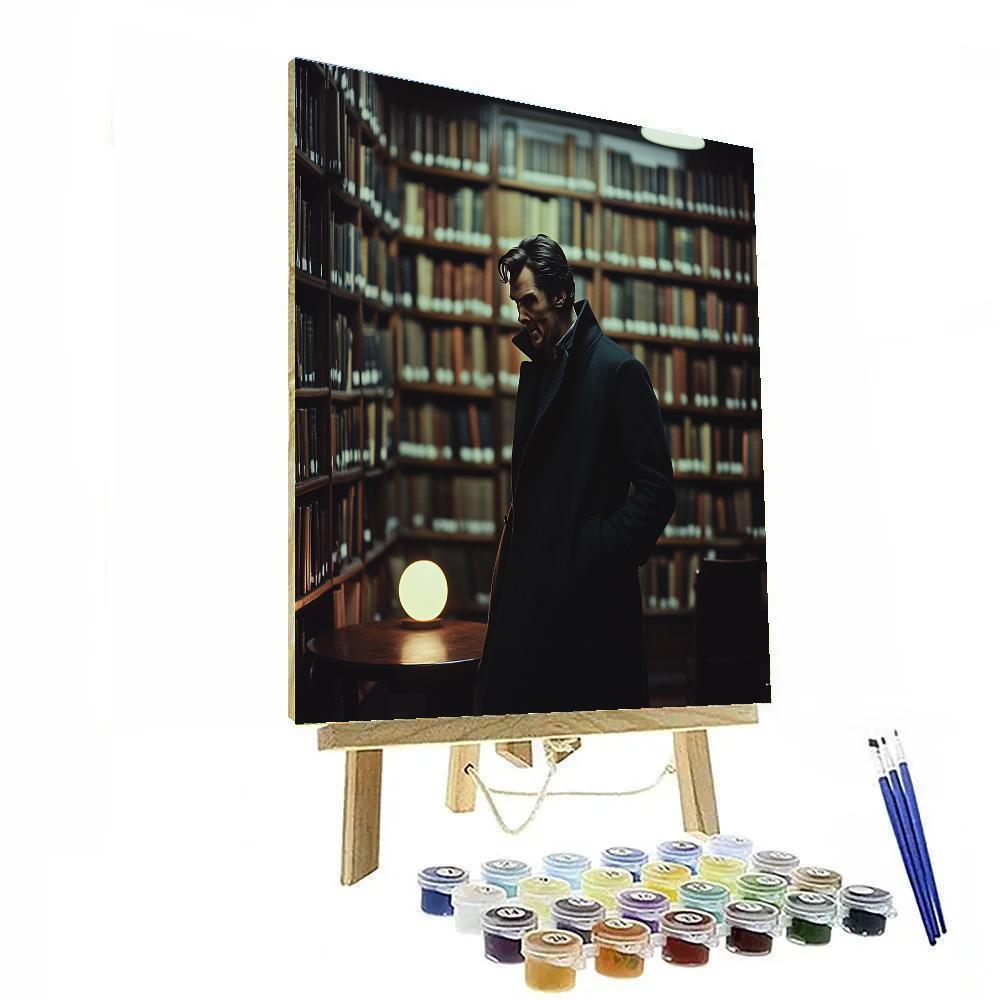 Benedict Cumberbatch: Conjuror Of Quiet Geometry painting number kit