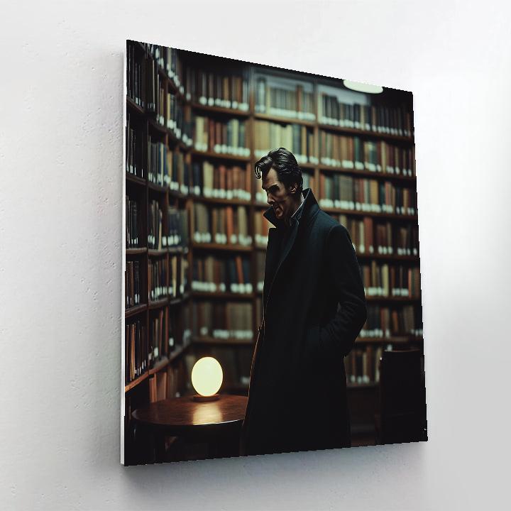 Benedict Cumberbatch: Conjuror Of Quiet Geometry painting number kit