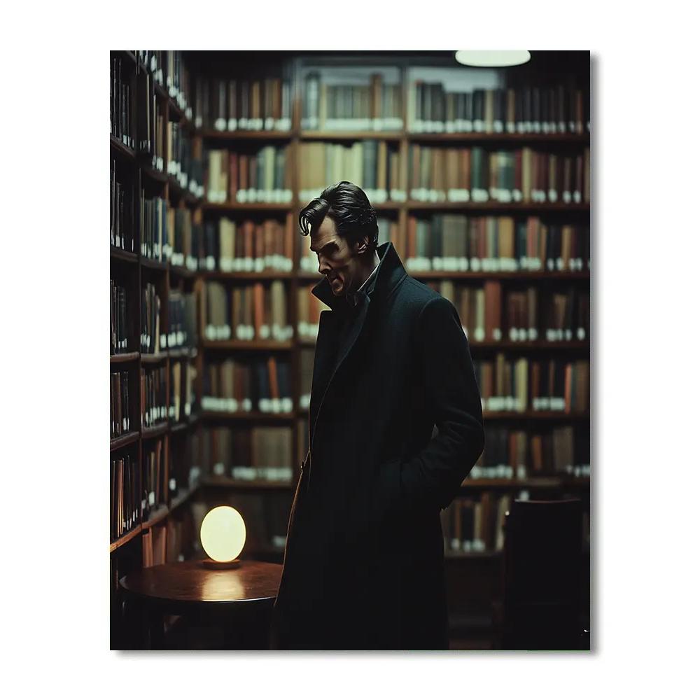 Benedict Cumberbatch: Conjuror Of Quiet Geometry painting number kit