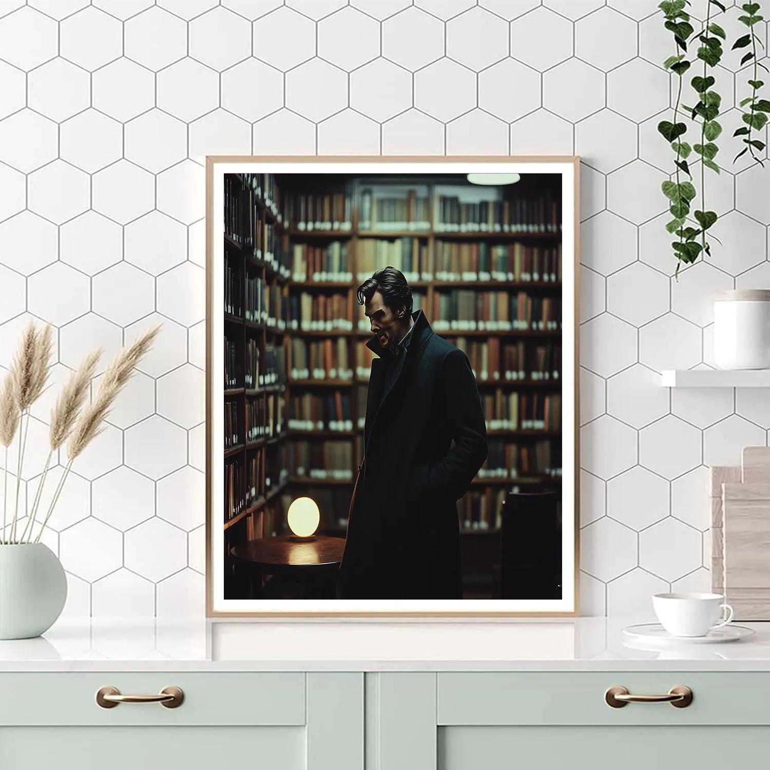 Benedict Cumberbatch: Conjuror Of Quiet Geometry painting number kit