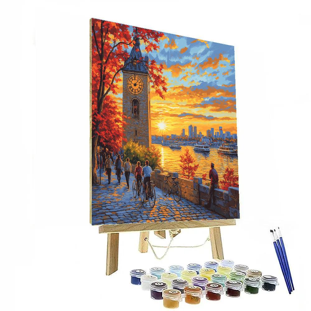 Old Port Clock Tower Montreal Canada DIY paint by numbers