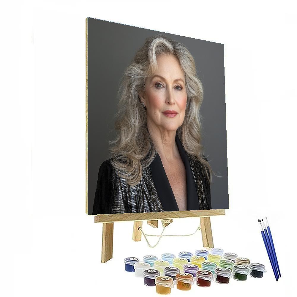 Meryl Streep: The Chameleonic Light Of Craft Number painting