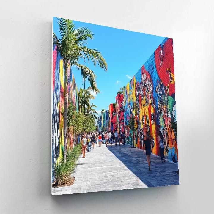 Vibrant Street Art Of Wynwood Walls Miami United States Paint by numbers kits