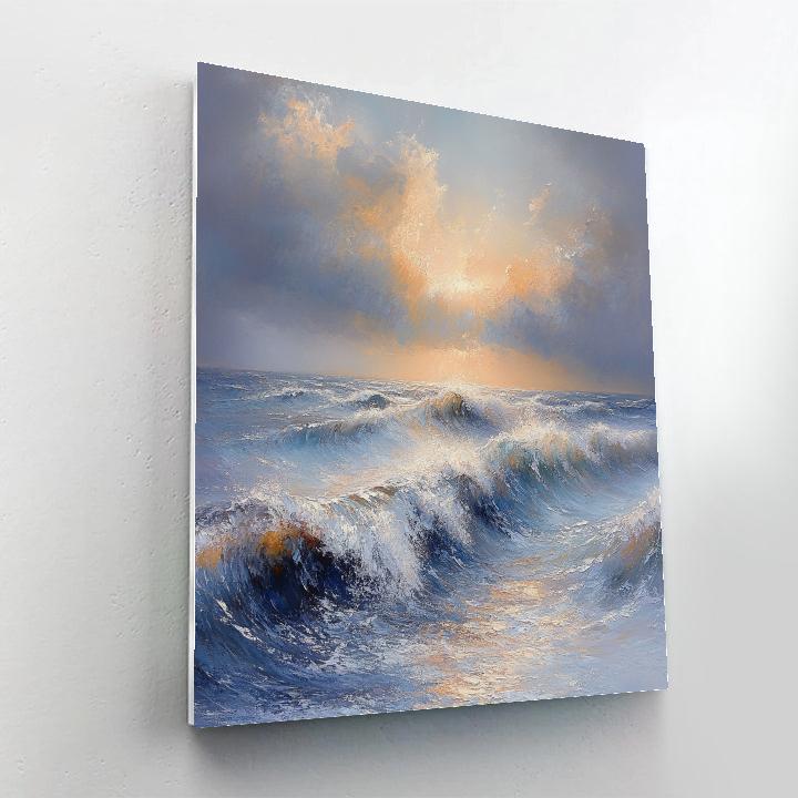 J.M.W. Turner Inspired Sea Tempest Paint by numbers art