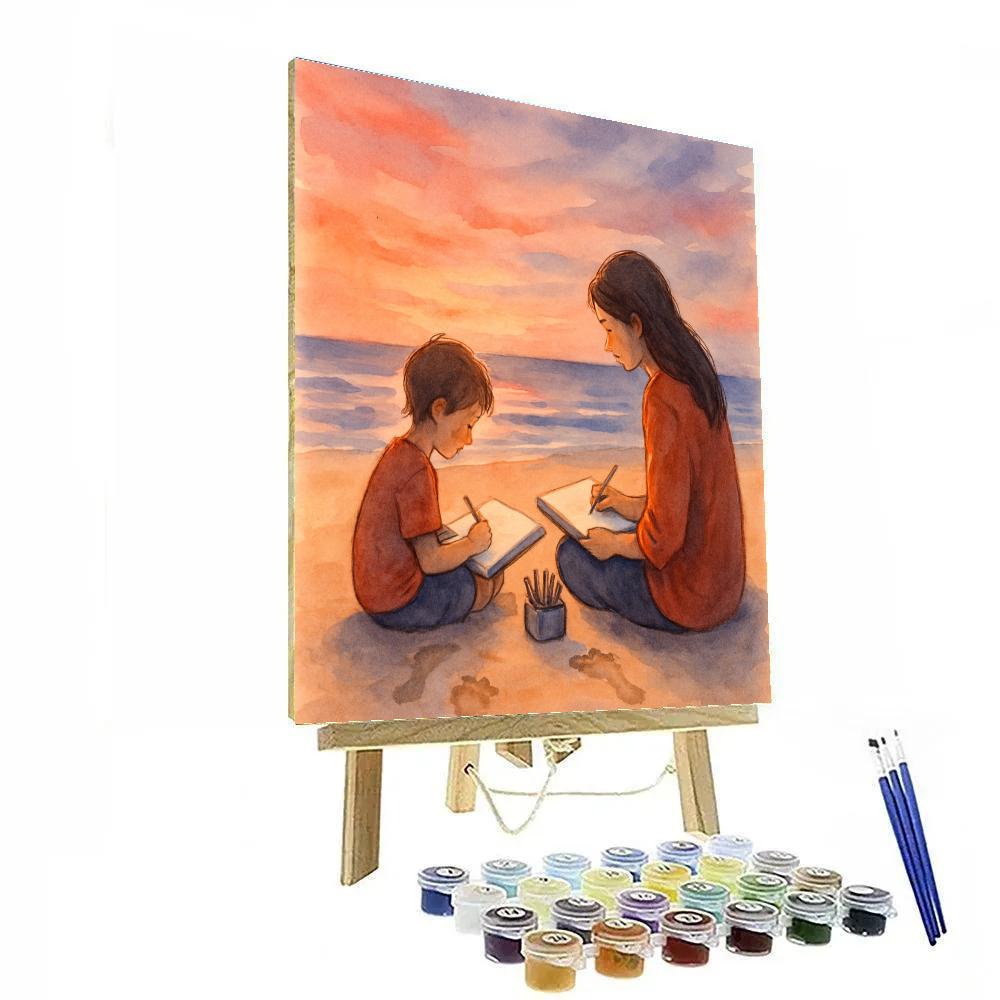 Shared Sketchbook Sunset paint by color