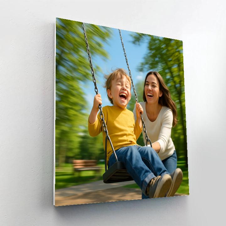 Playground Swing Push Painting by numbers kit