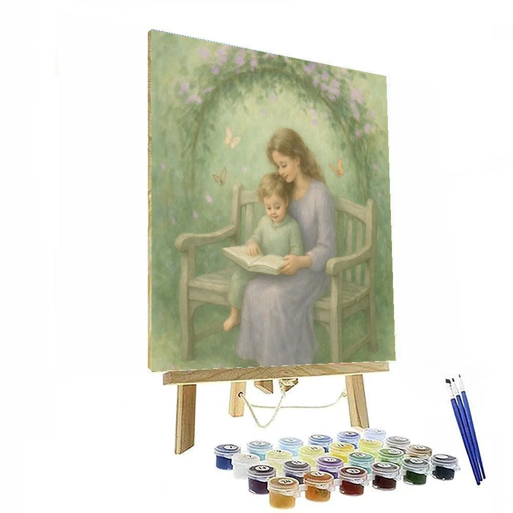 Quiet Garden Storytime paint by number