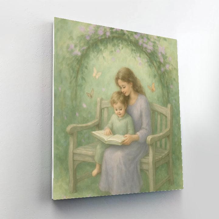 Quiet Garden Storytime paint by number