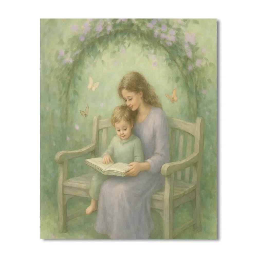 Quiet Garden Storytime paint by number