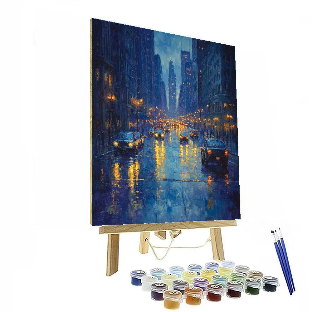 Édouard Manet Inspired City Lights Paint by numbers kits