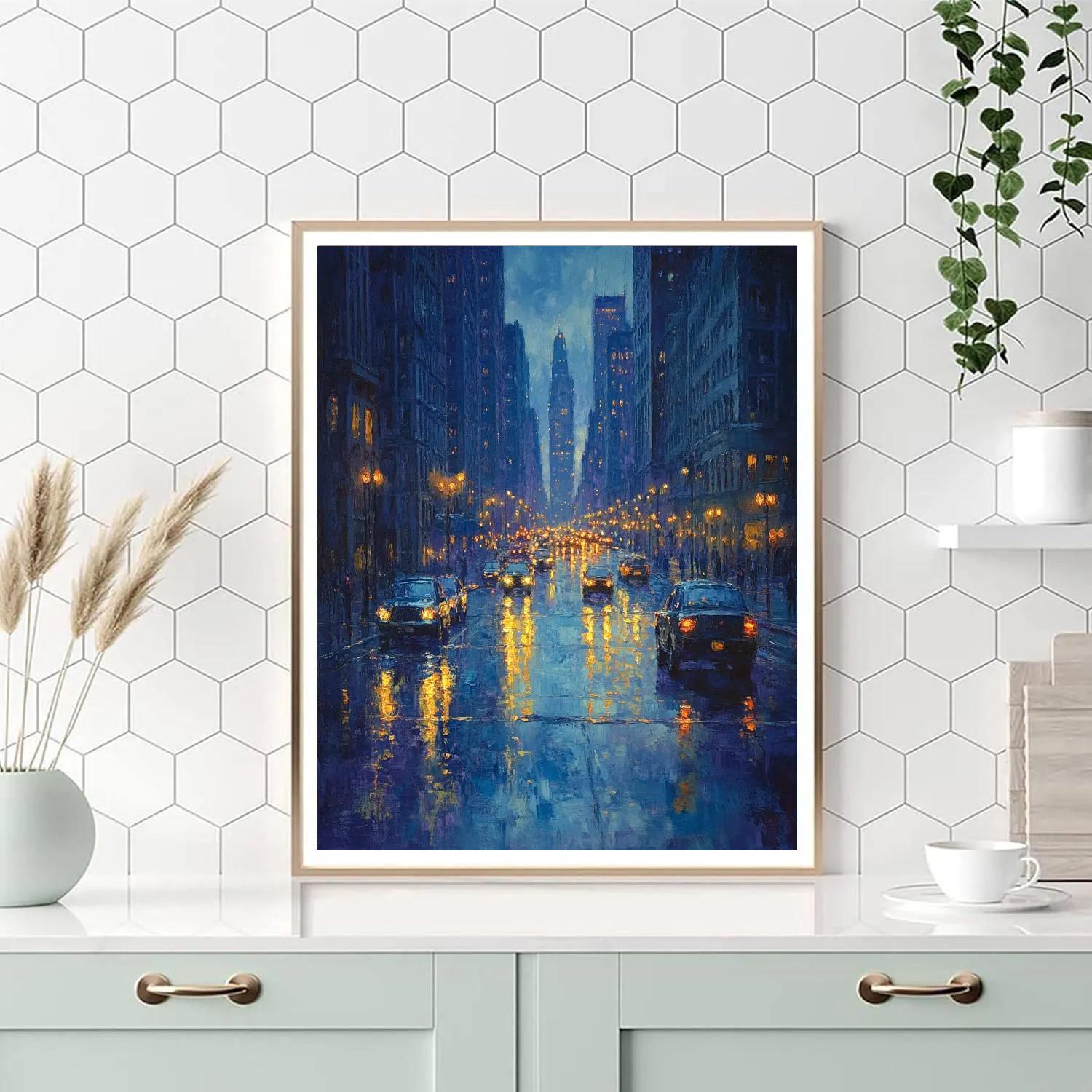 Édouard Manet Inspired City Lights Paint by numbers kits