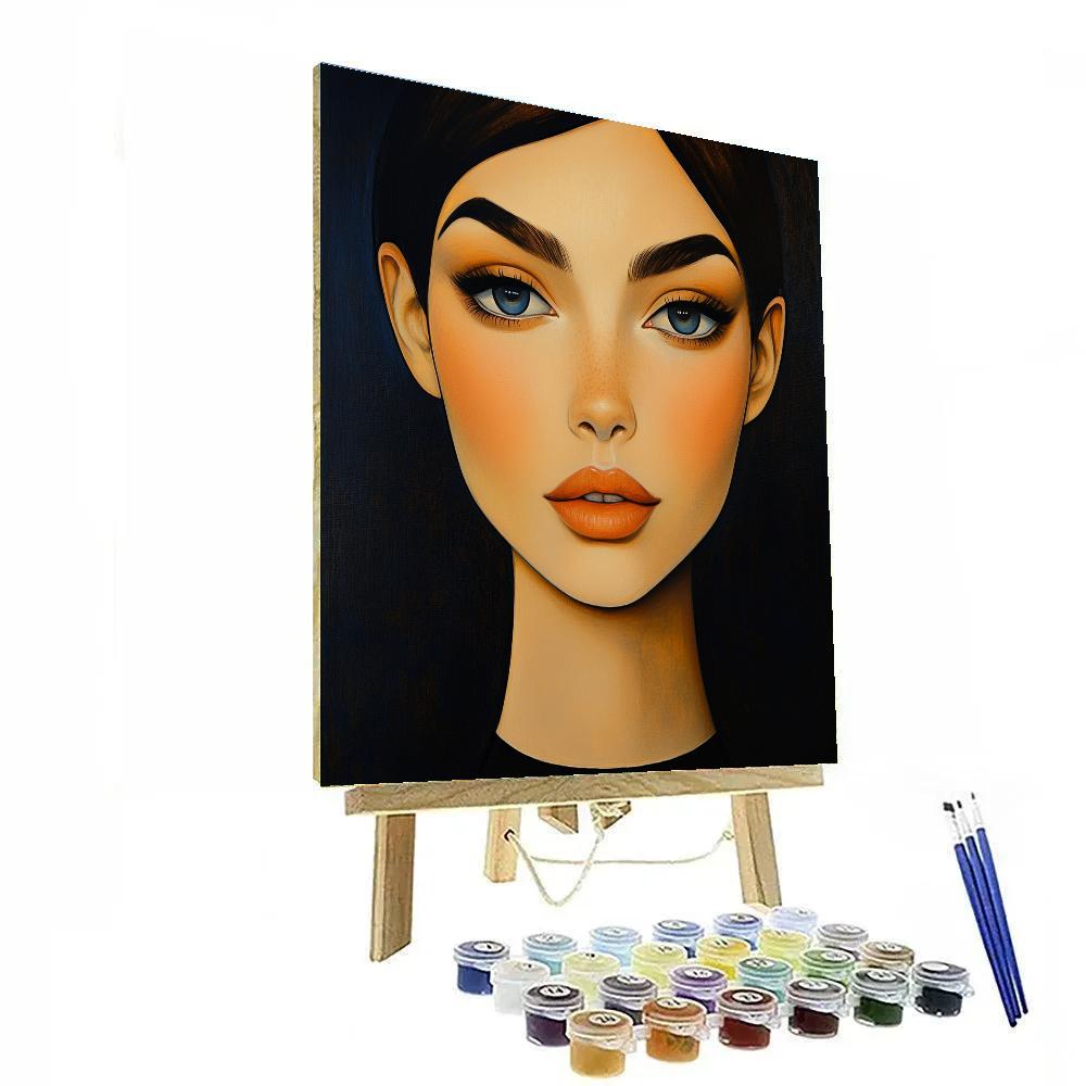 Amedeo Modigliani Inspired Portrait Of A Woman Paint by numbers kits