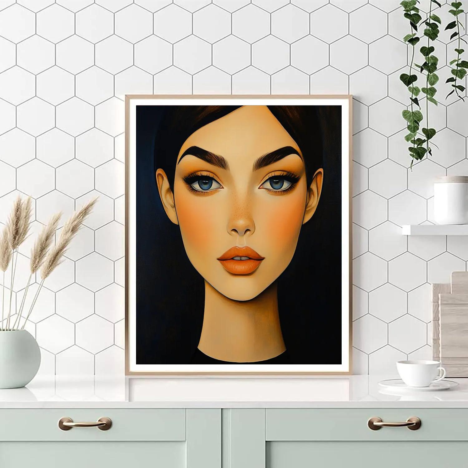 Amedeo Modigliani Inspired Portrait Of A Woman Paint by numbers kits