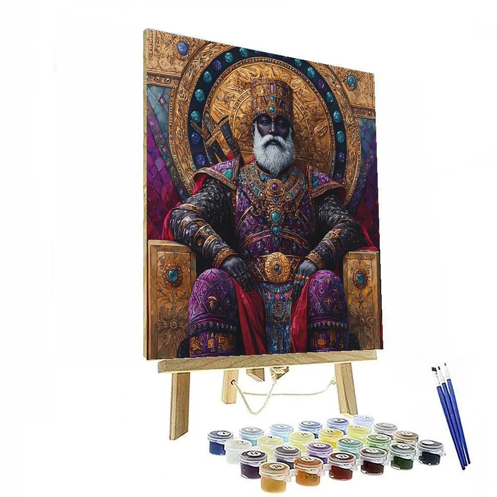 Gustave Moreau Inspired Mythic Warrior DIY paint by numbers